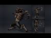 Thunder Archer Damaged Low-poly 3D model_2