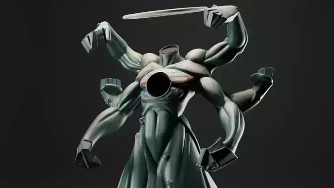 Celestial Guardian High-Quality 3D Sculpt Model 3D print model