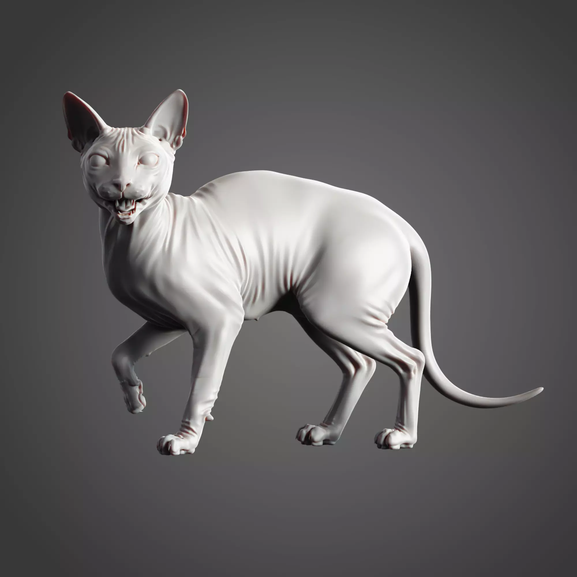 Cat Sphinx - Ready for Print  3D print model_0