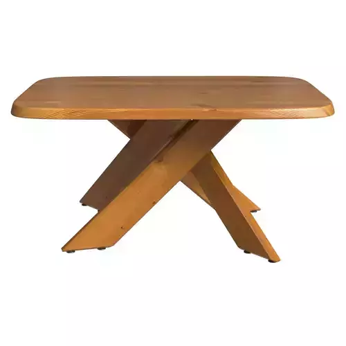 Pierre Chapo Dining Table Model  Aban T35B  Solid Elm 3D model
