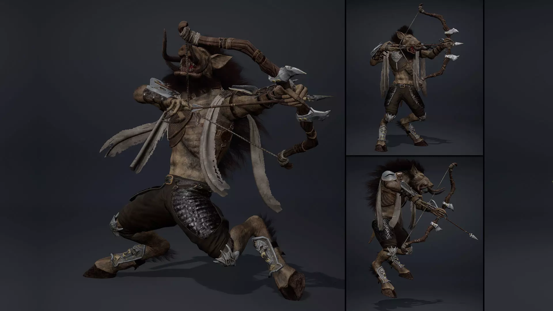 Thunder Archer Arm2 Low-poly 3D model