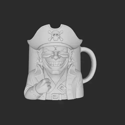 pirate coffee cup