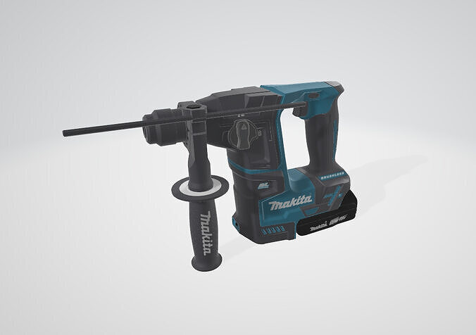 18V Makita DHR171Z Cordless Impact Drill 3D model