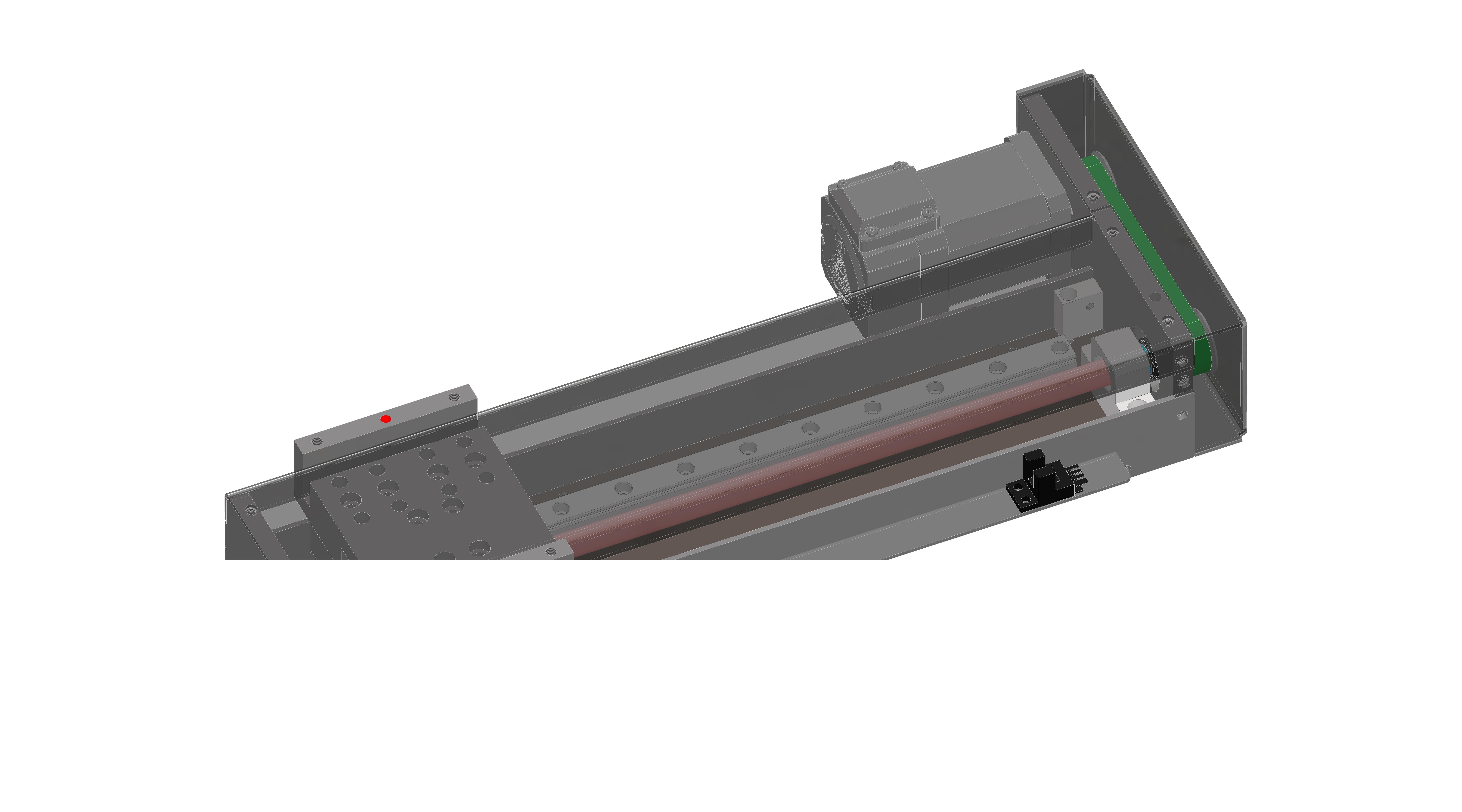 Single Axis Robot - Linear Actuator Size  3D model_1