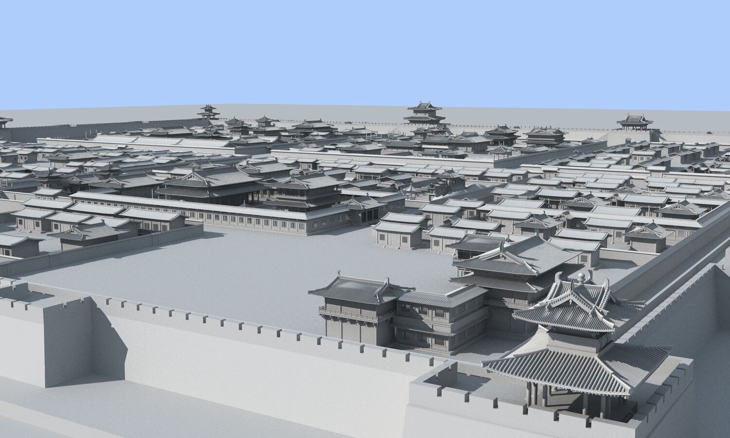 Ancient city 3D model_5