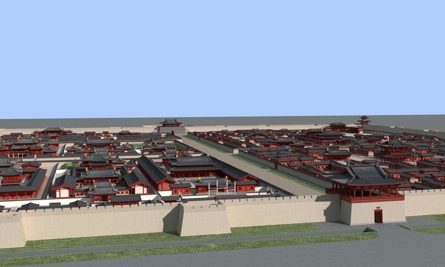 Ancient city 3D model_10