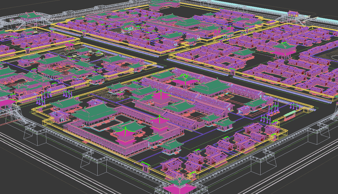 Ancient city 3D model_8