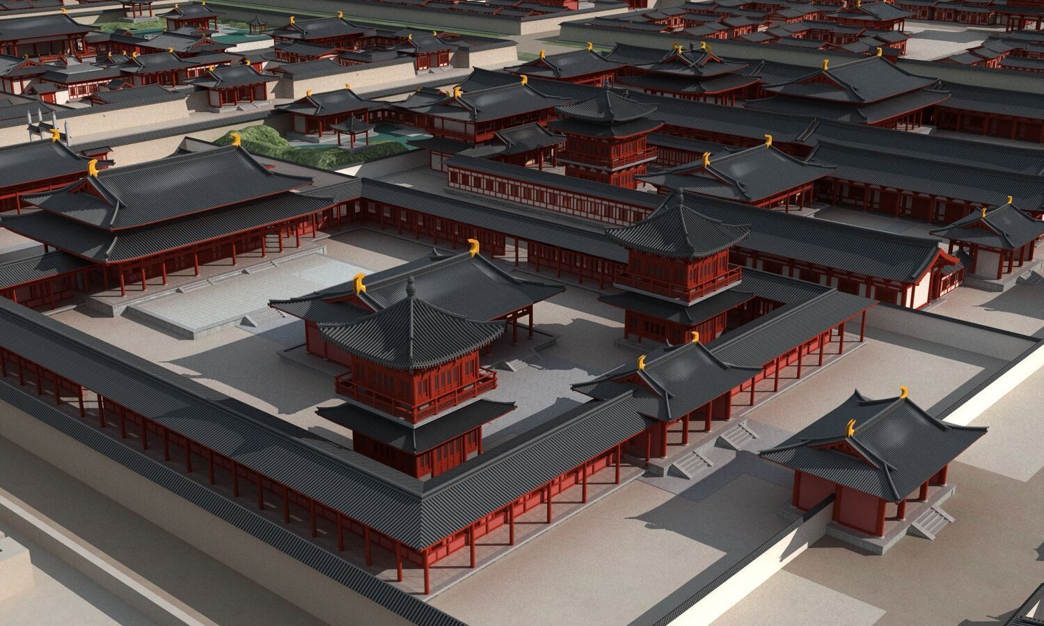 Ancient city 3D model_12