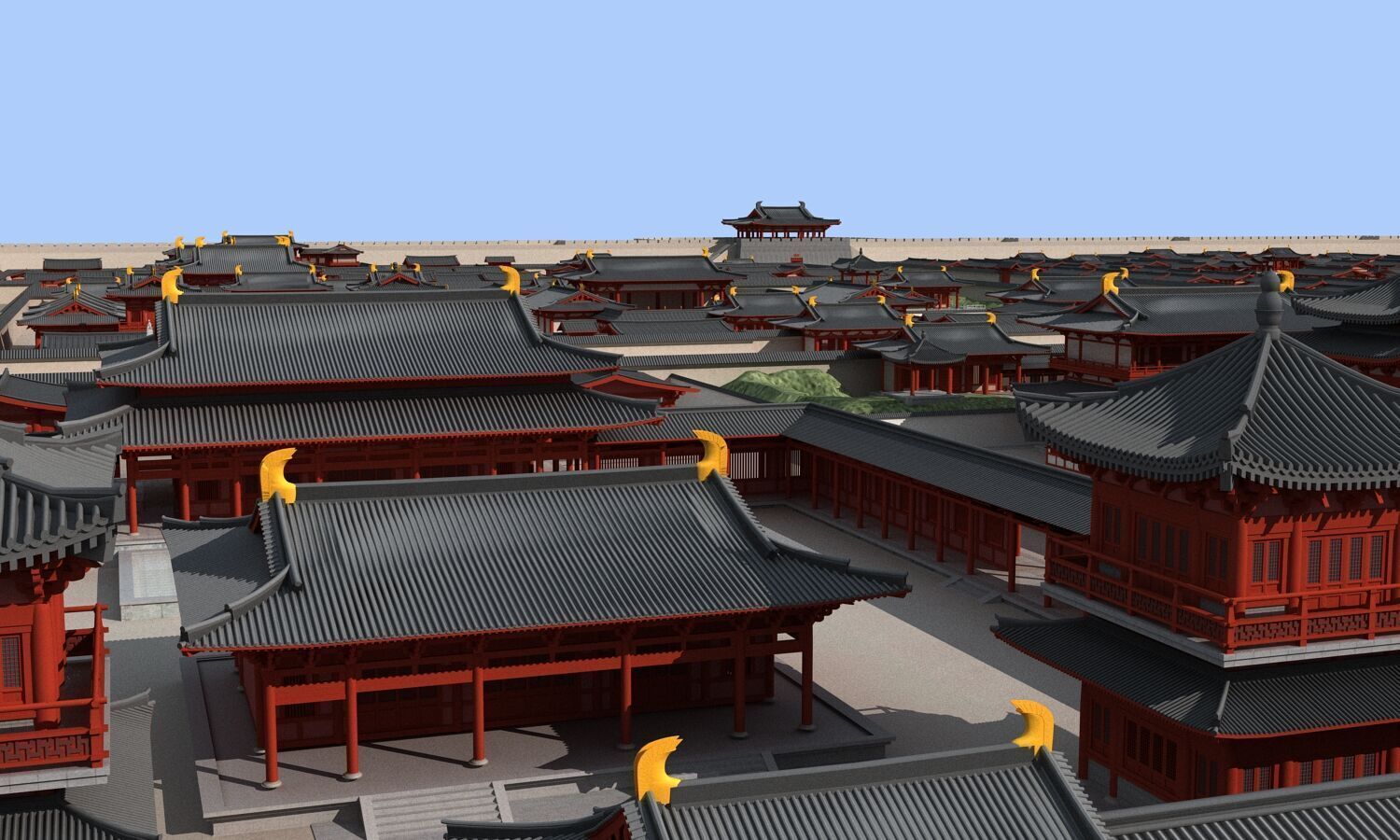 Ancient city 3D model_16