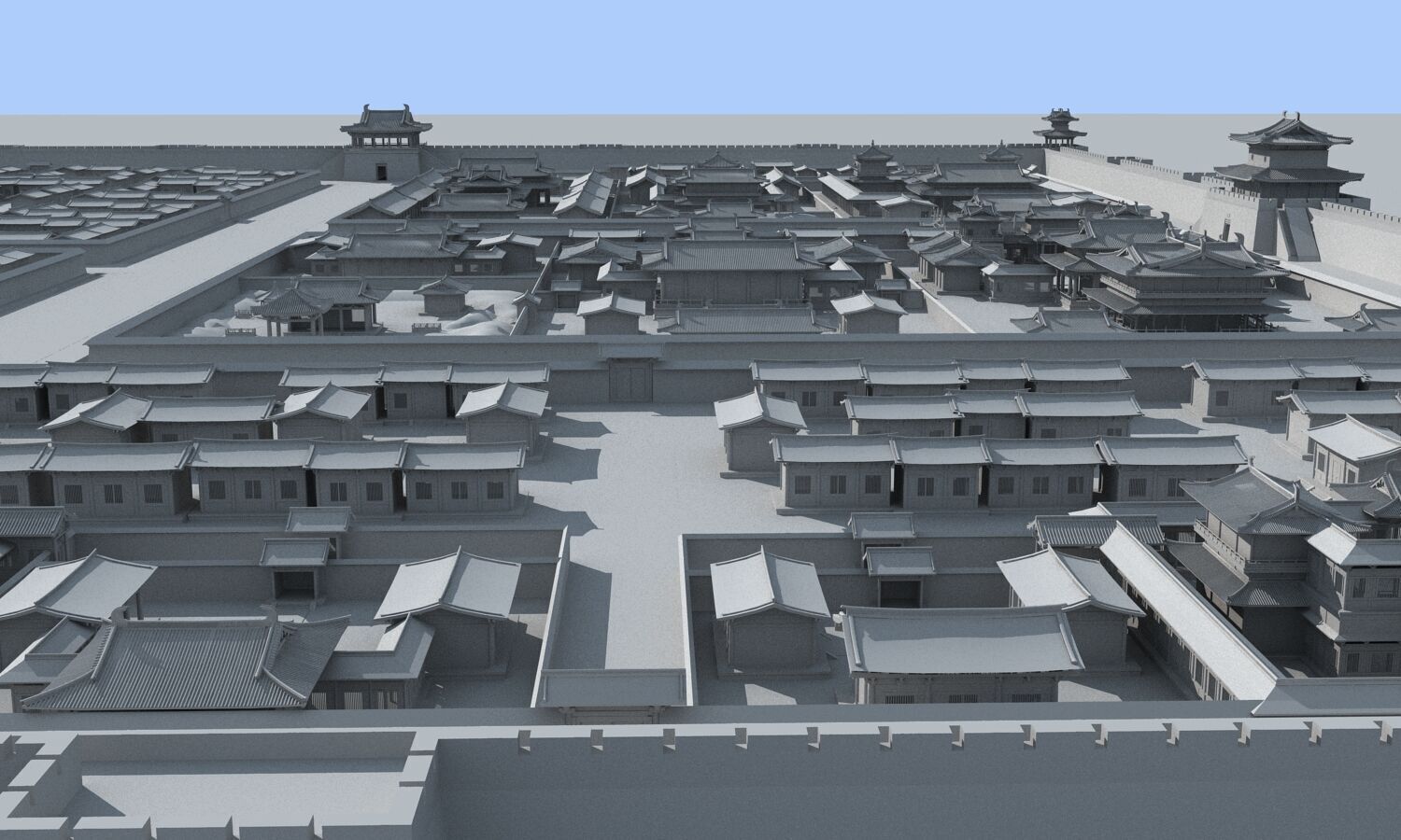 Ancient city 3D model_6