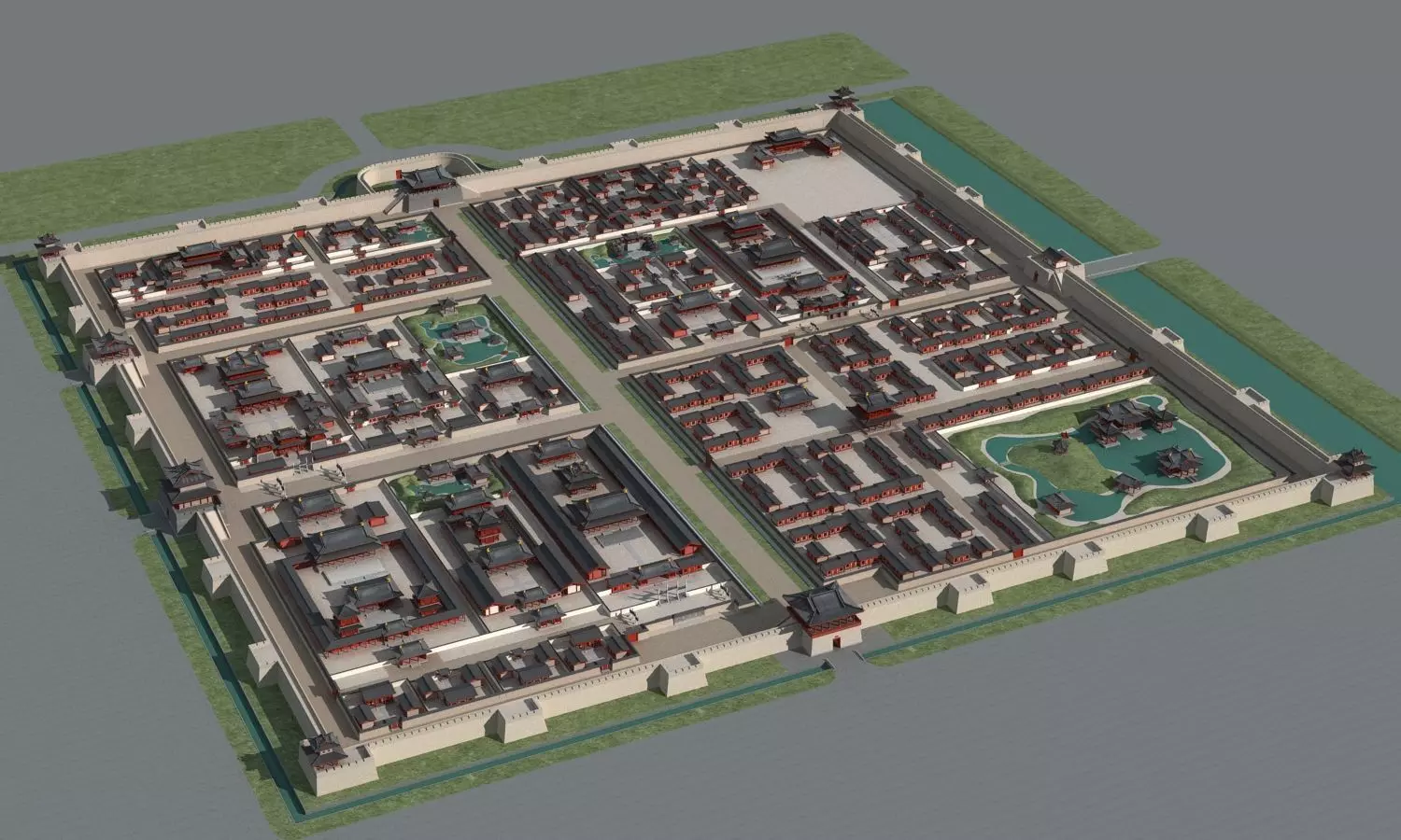 Ancient city 3D model_0