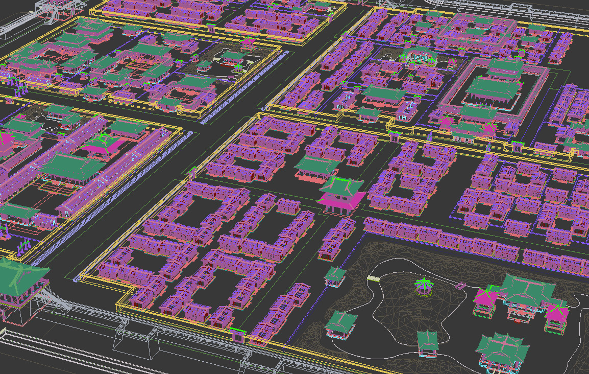 Ancient city 3D model_7