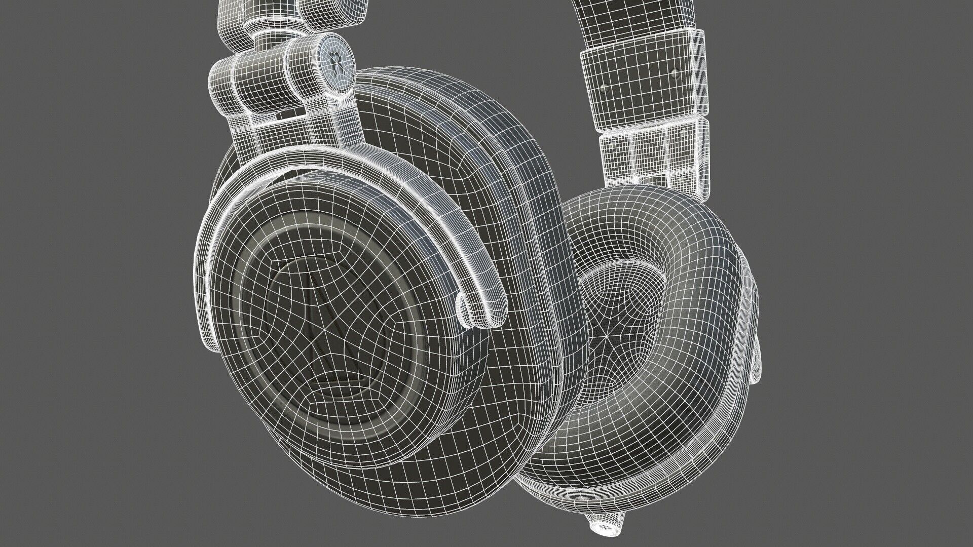 Audio Technica Headphone ATH-M50X PBR 3D model_15