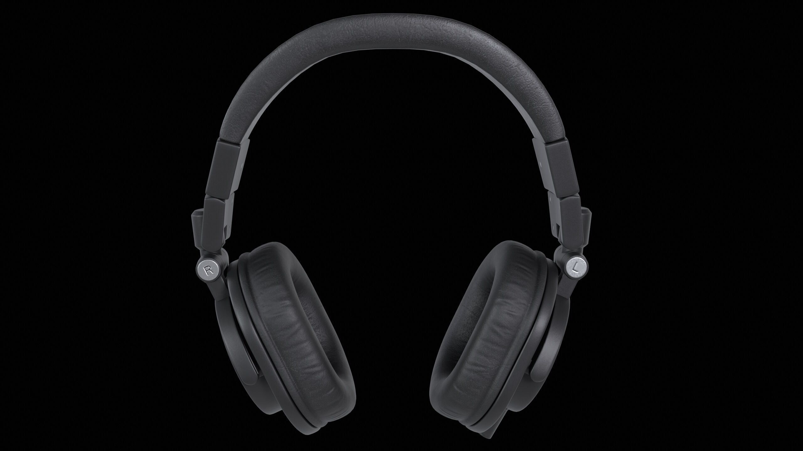 Audio Technica Headphone ATH-M50X PBR 3D model_7