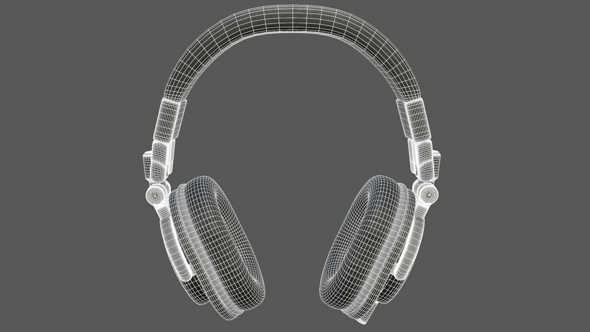Audio Technica Headphone ATH-M50X PBR 3D model_14
