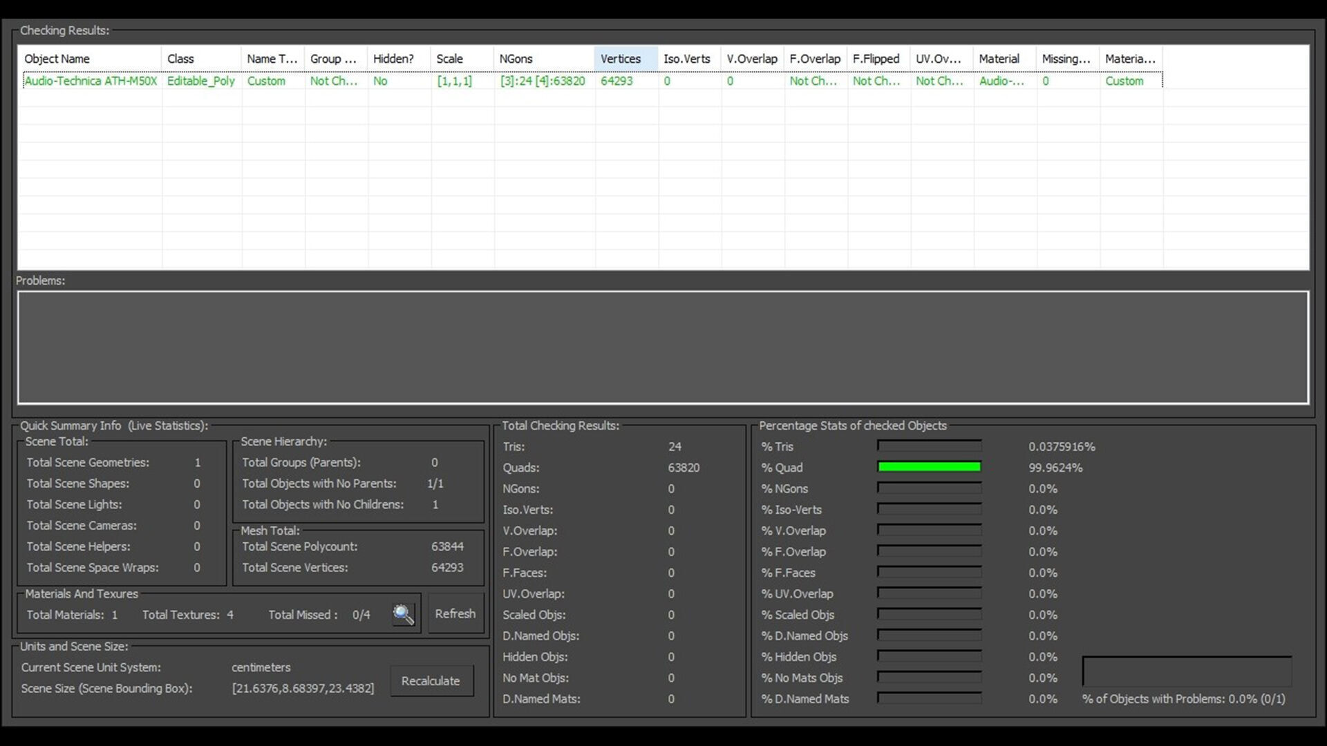 Audio Technica Headphone ATH-M50X PBR 3D model_22