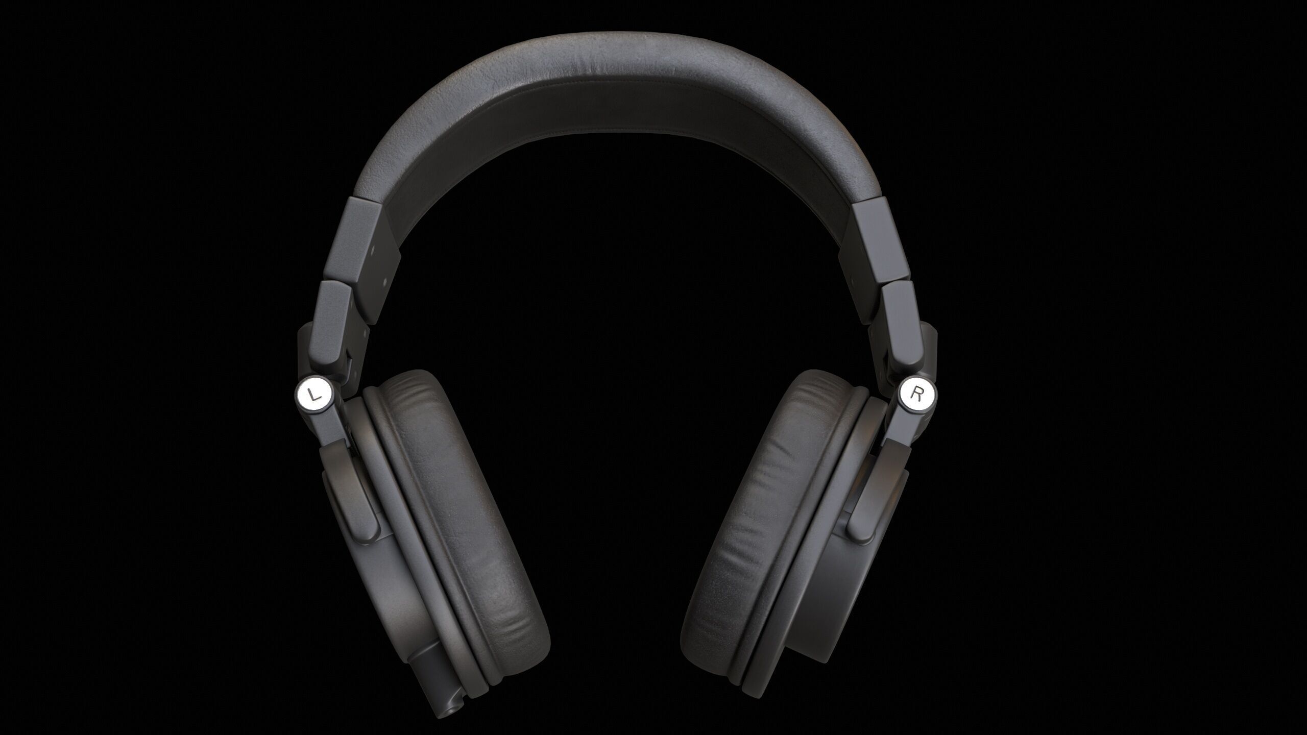 Audio Technica Headphone ATH-M50X PBR 3D model_13