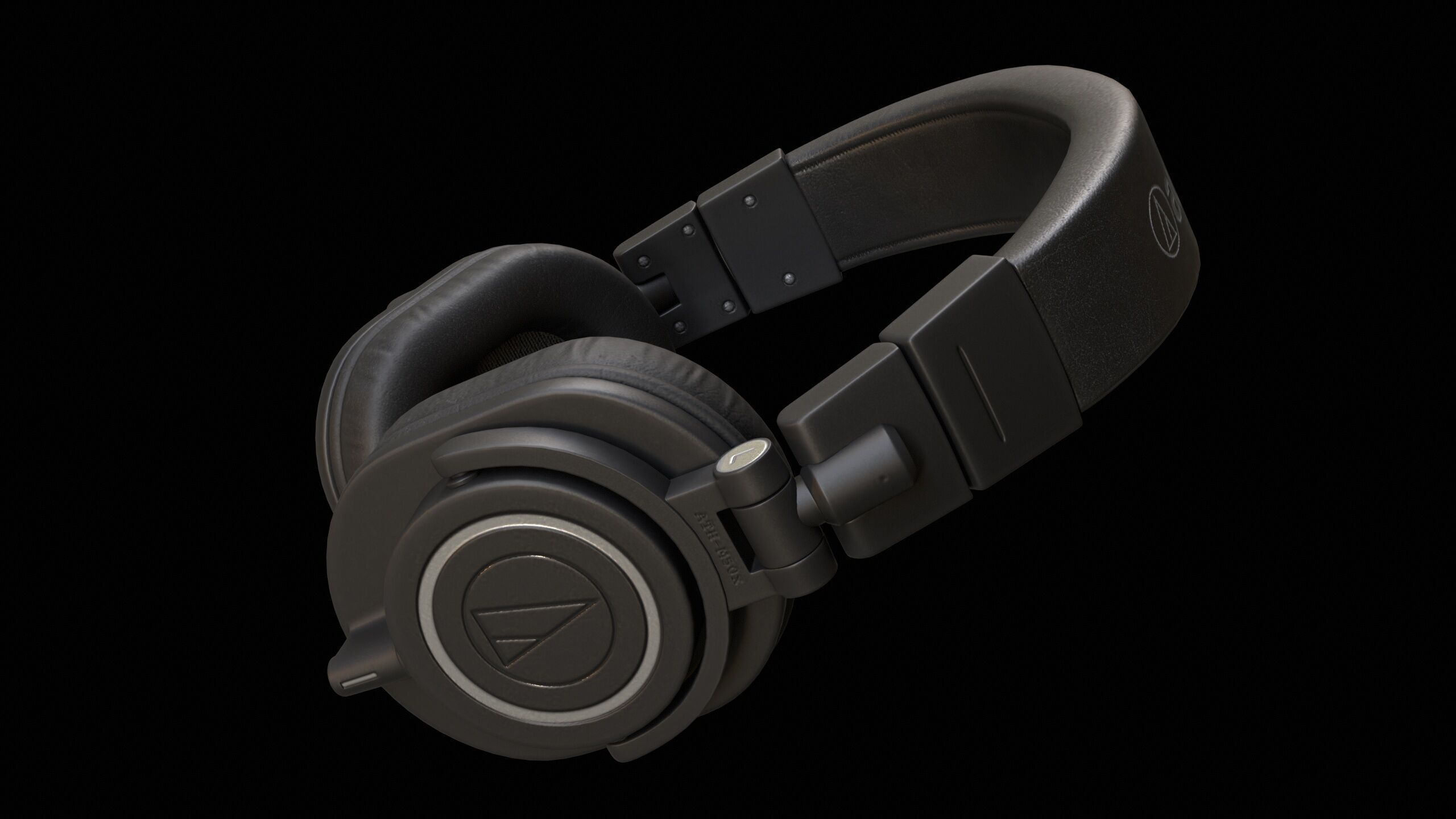 Audio Technica Headphone ATH-M50X PBR 3D model_5