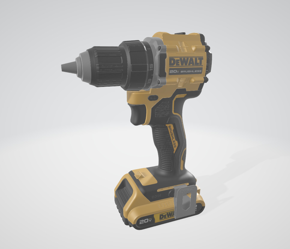 Cordless Drill Driver 3D model_2