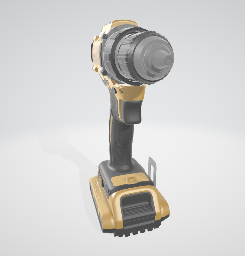Cordless Drill Driver 3D model_4