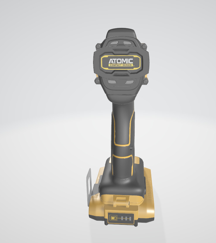 Cordless Drill Driver 3D model_1