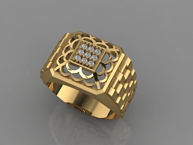 Men Ring 3D print model