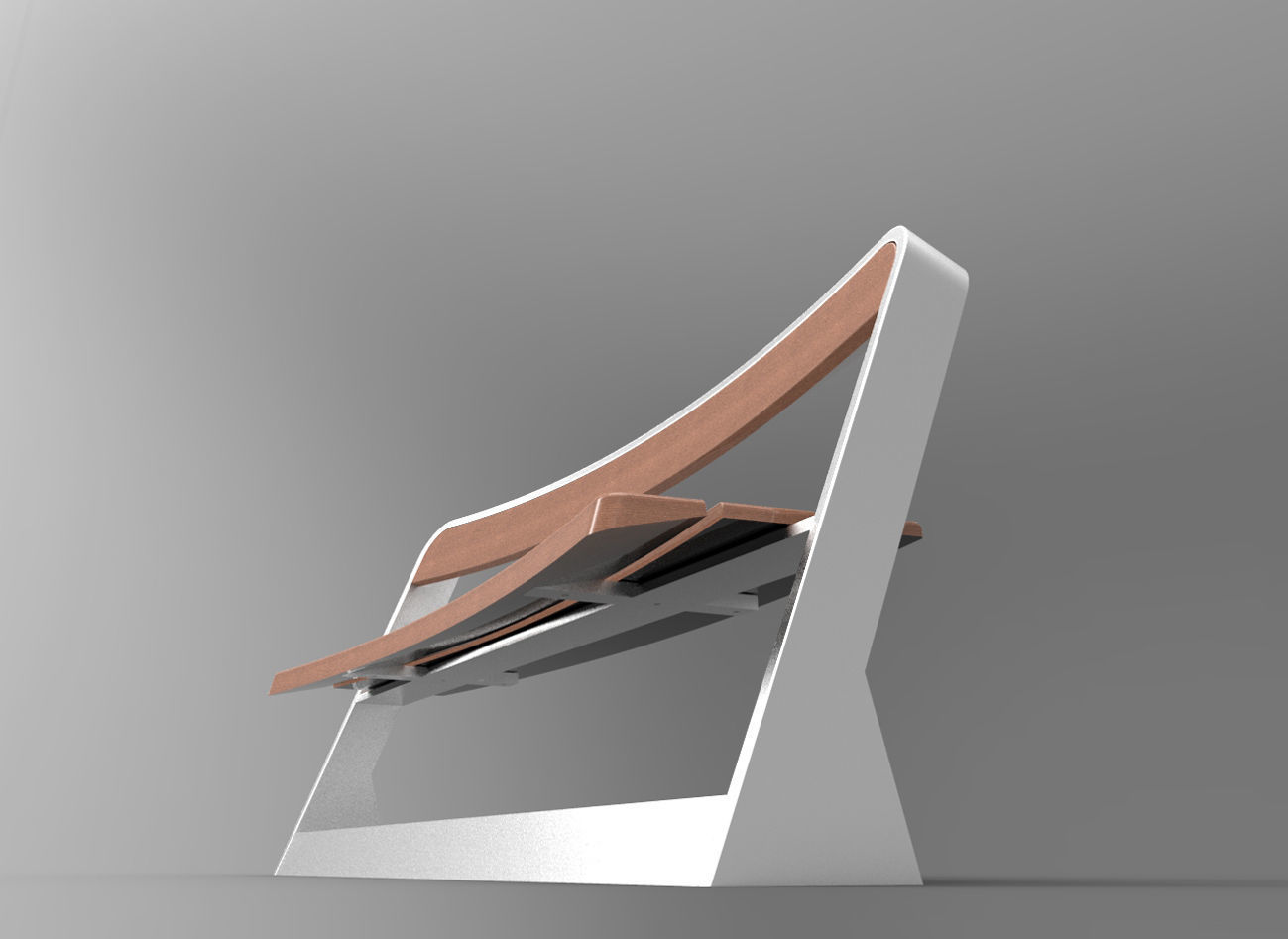 Bench - Urban Furniture Collection 3D model_4