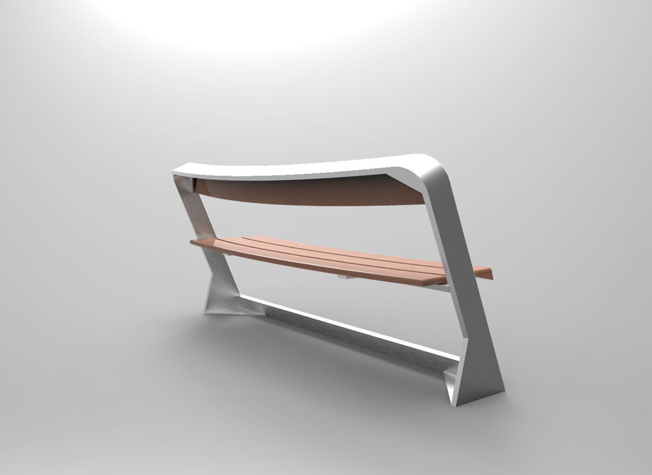 Bench - Urban Furniture Collection 3D model_2