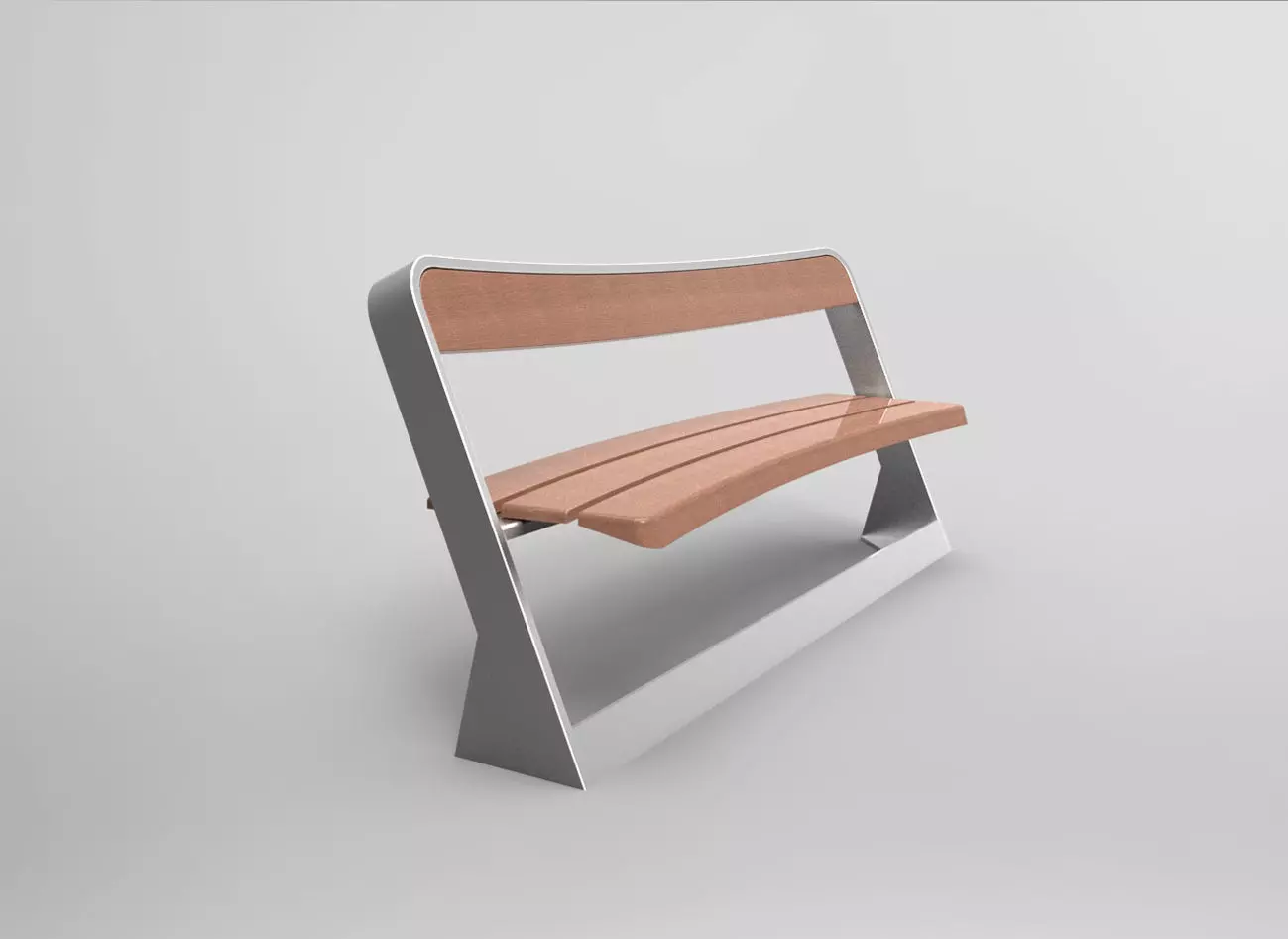 Bench - Urban Furniture Collection 3D model_0