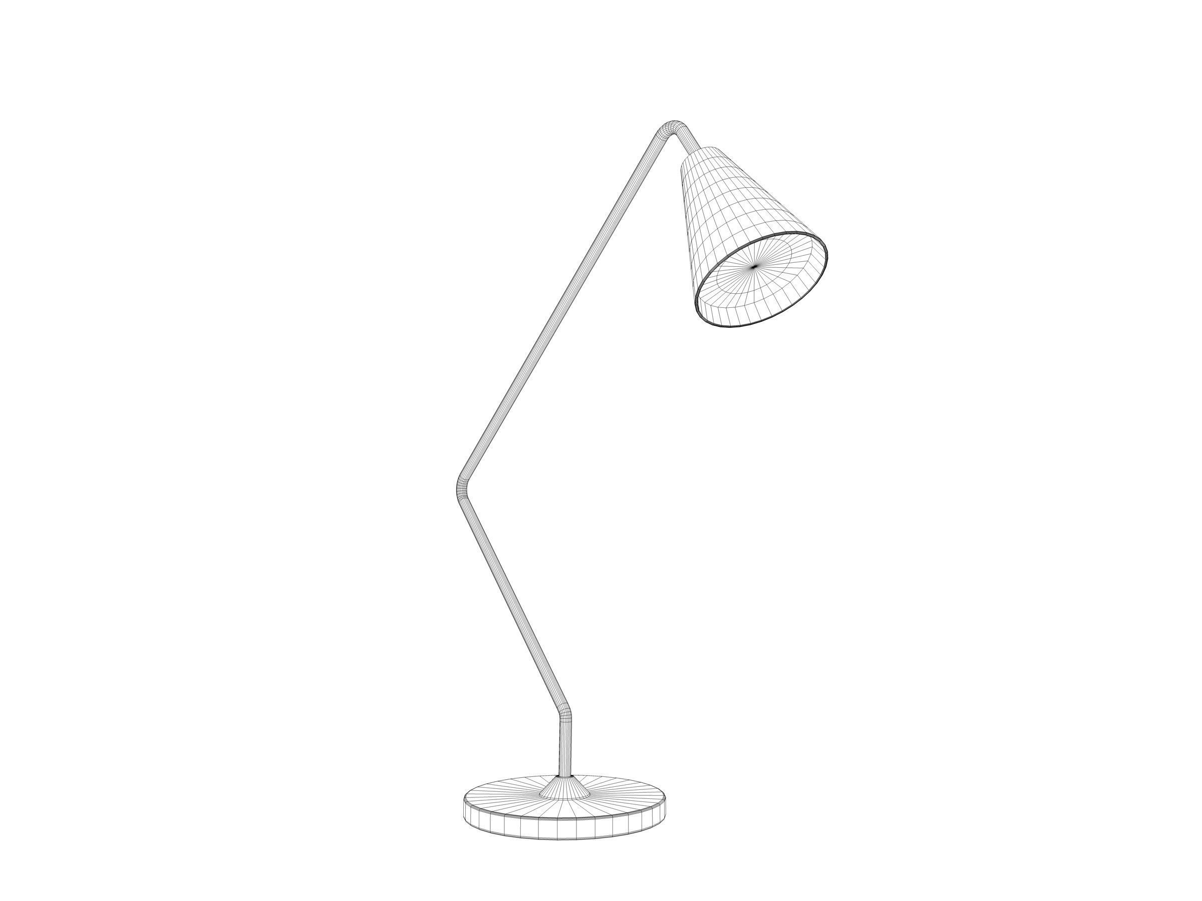 Linea conus desk lamp Free 3D model_2