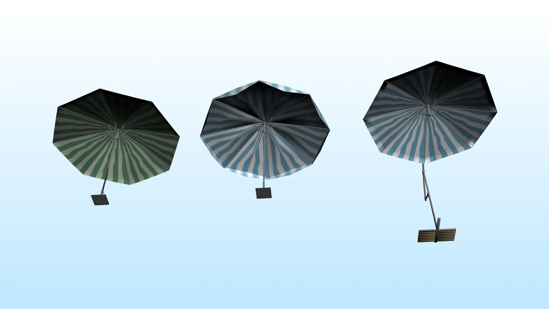 OUTDOOR FURNITURE 41 Low-poly 3D model_4