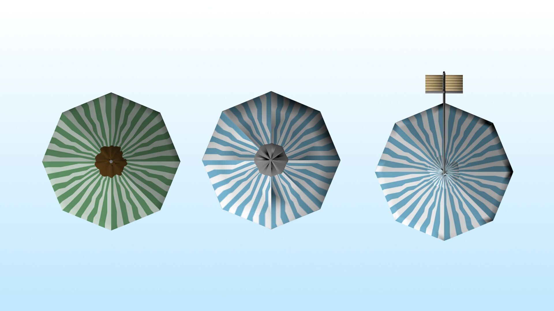 OUTDOOR FURNITURE 41 Low-poly 3D model_5