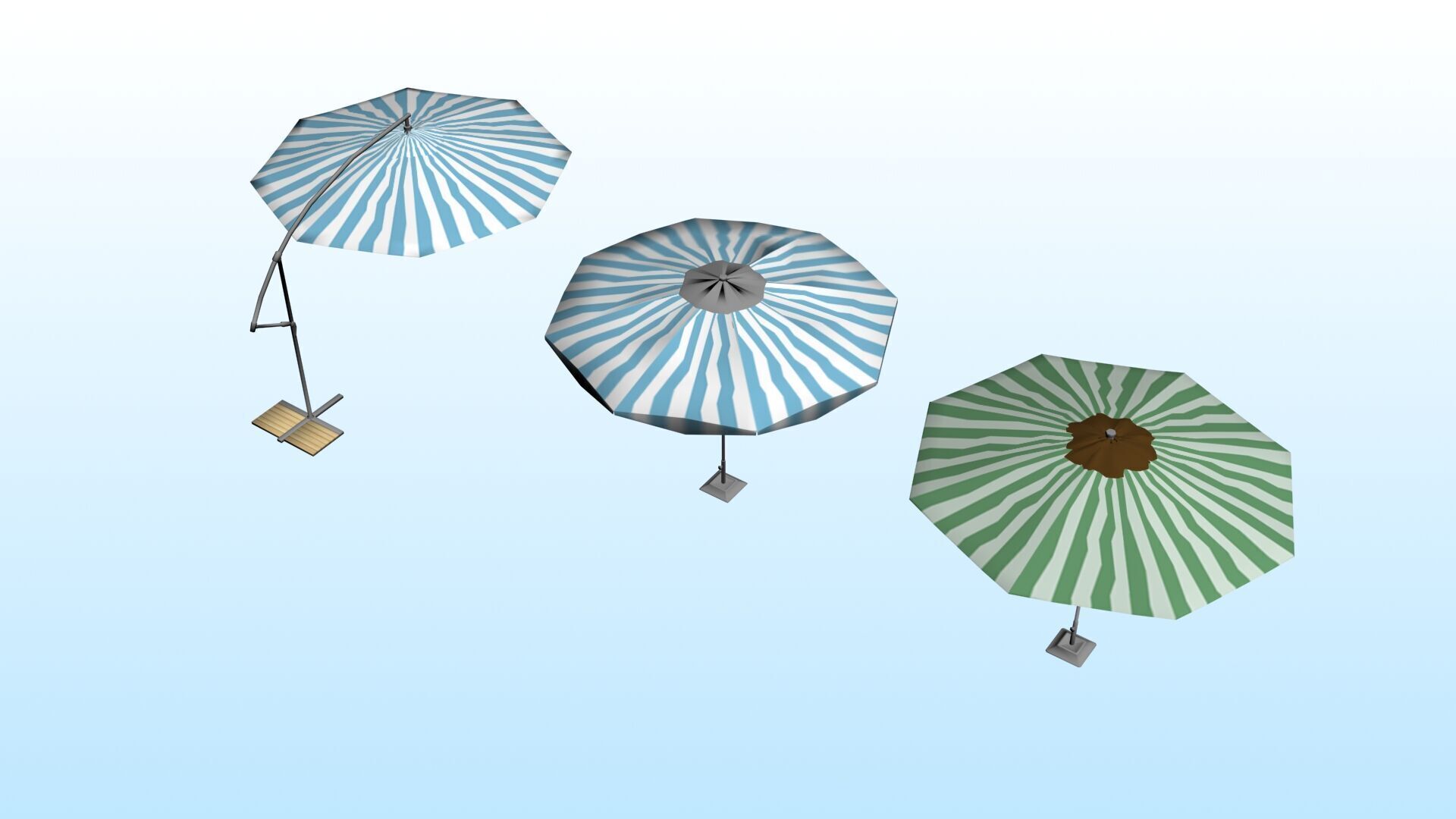 OUTDOOR FURNITURE 41 Low-poly 3D model_2