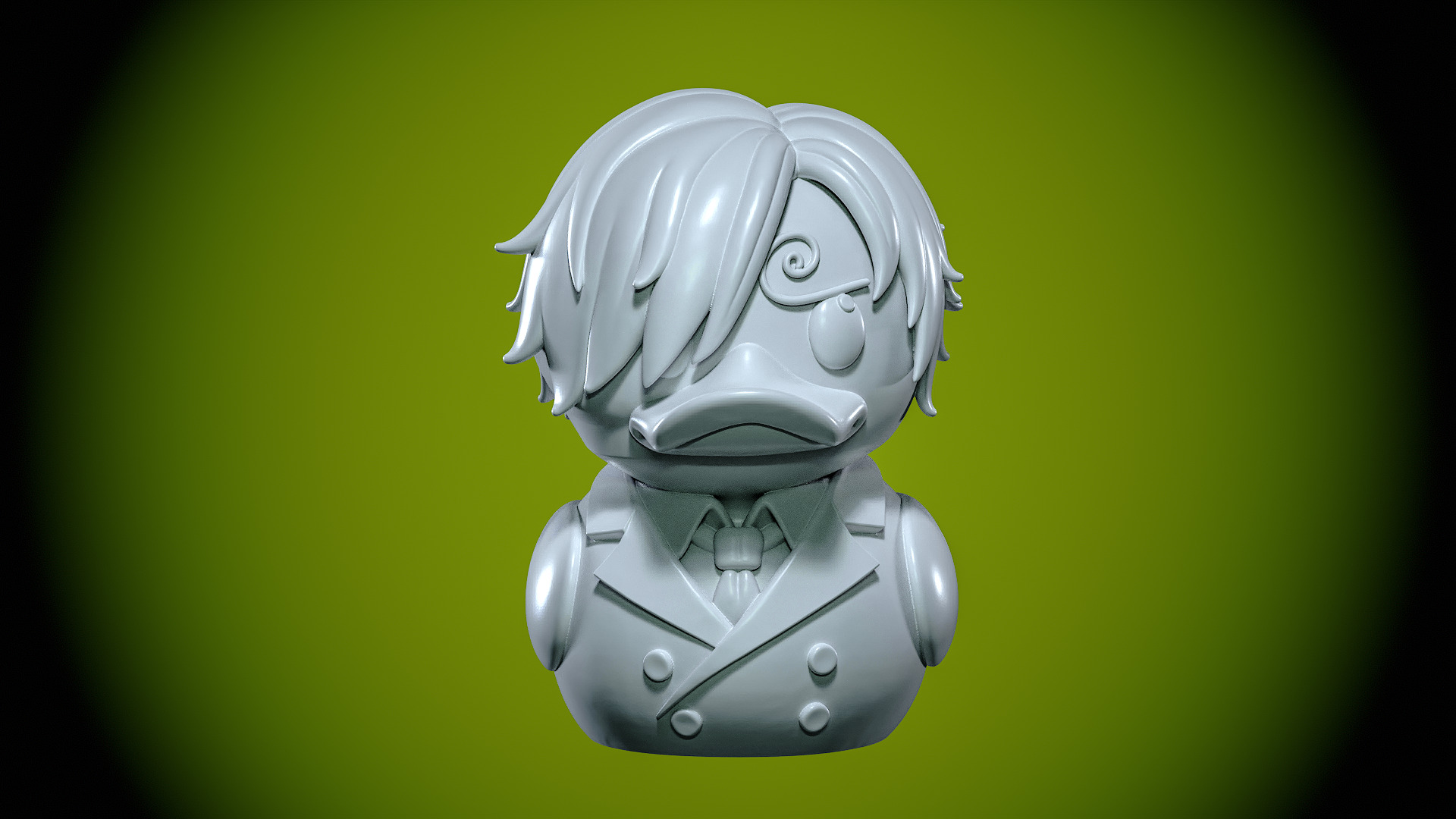 Rubber Duck - Sanji One piece - 3d print 3D print model_3