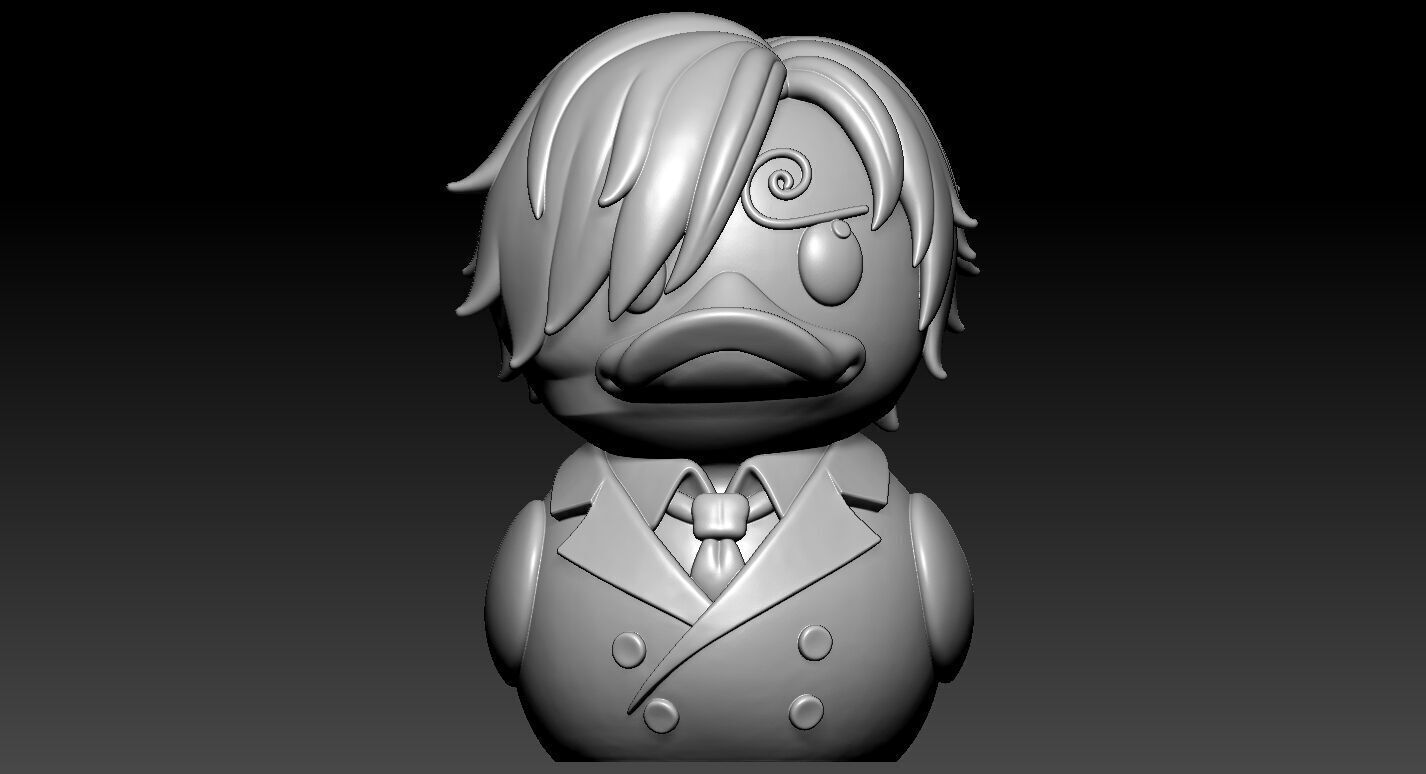Rubber Duck - Sanji One piece - 3d print 3D print model_2