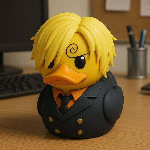 Rubber Duck - Sanji One piece - 3d print 3D print model
