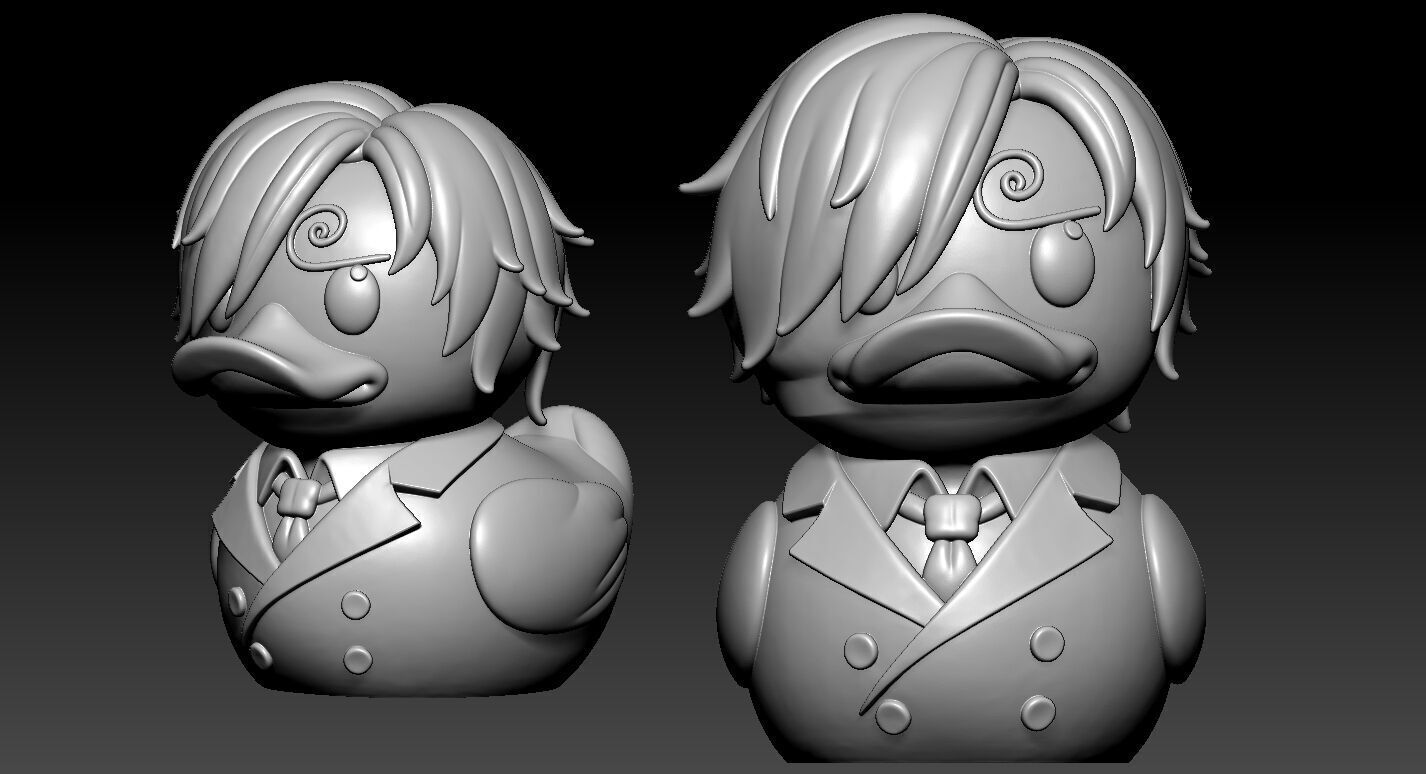 Rubber Duck - Sanji One piece - 3d print 3D print model_1
