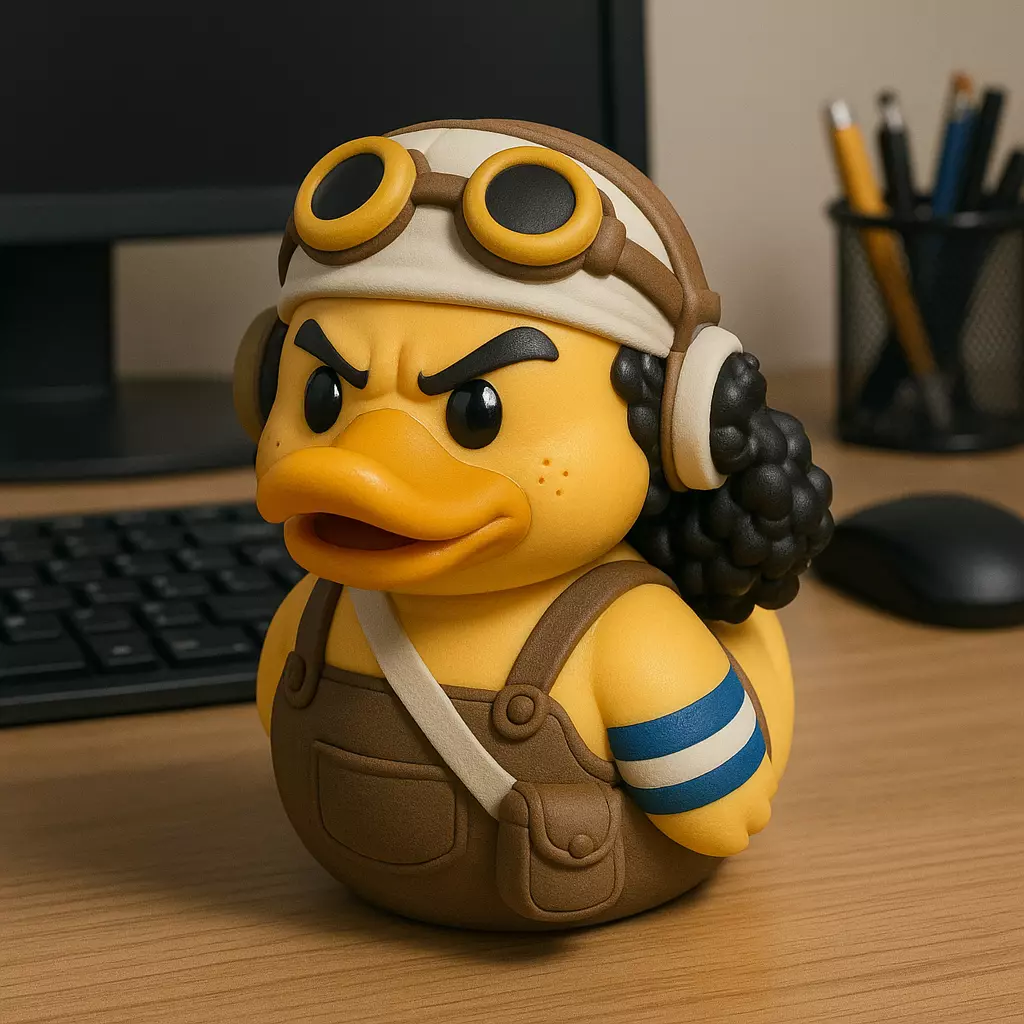 Rubber Duck - Usop one piece - 3D print 3D print model_0