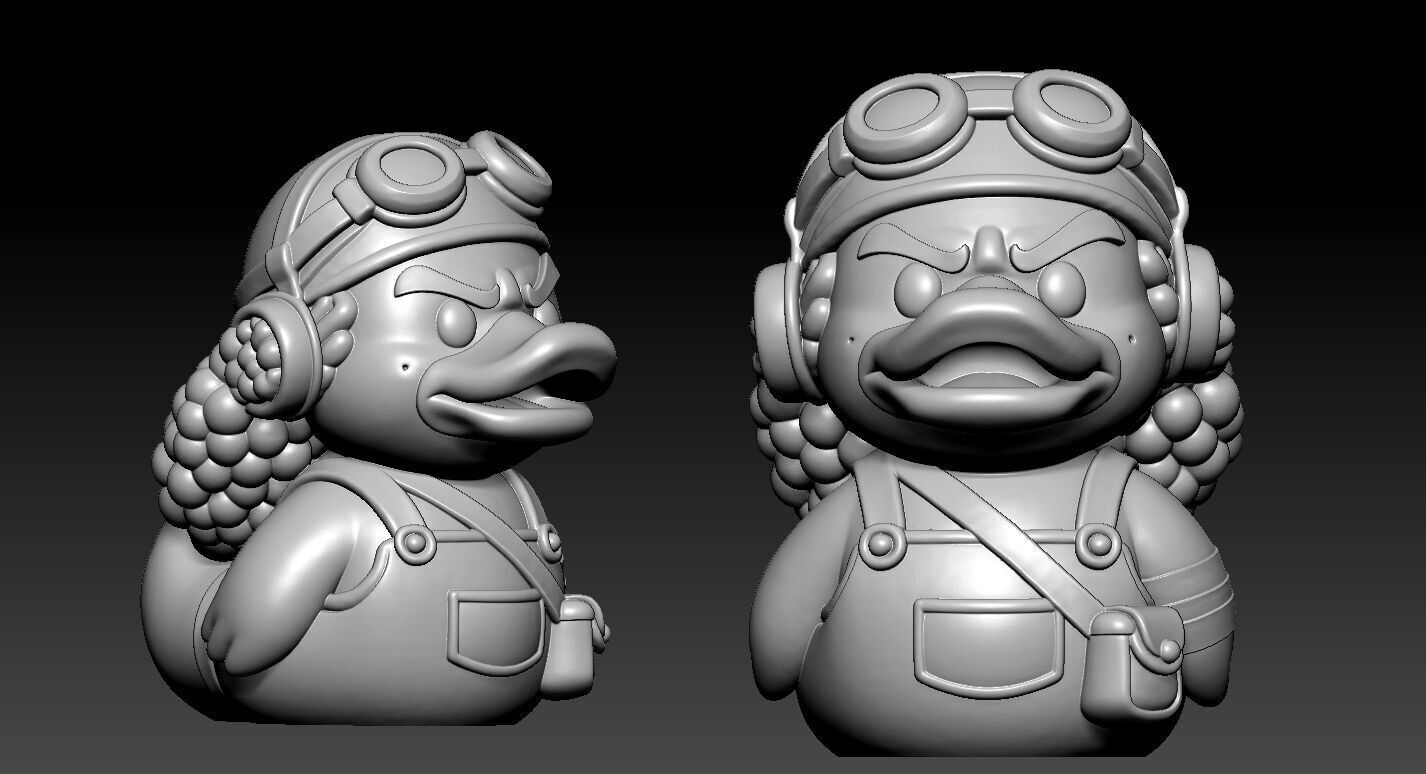 Rubber Duck - Usop one piece - 3D print 3D print model_1