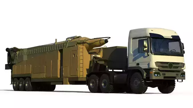 Iranian Ghadr ballistic missile