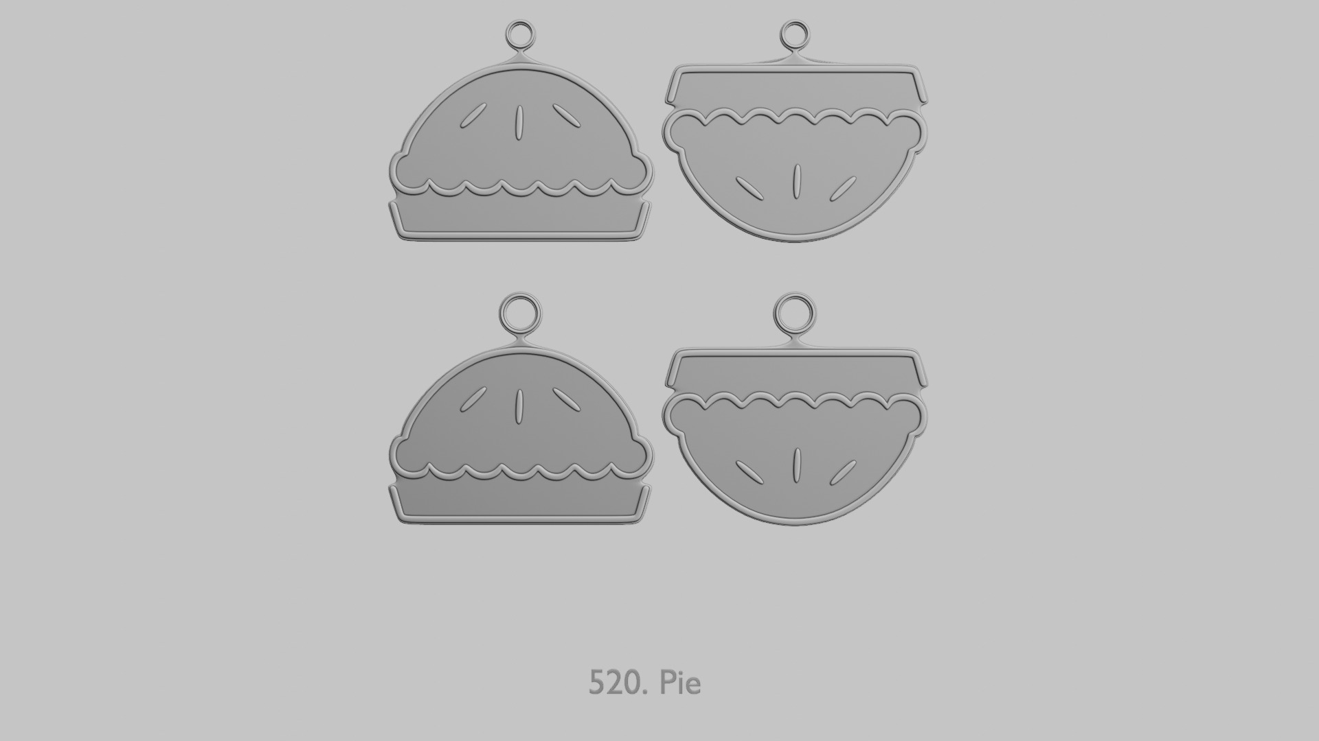 Winter Wonderland STL Pendant Collection 3D print model_30