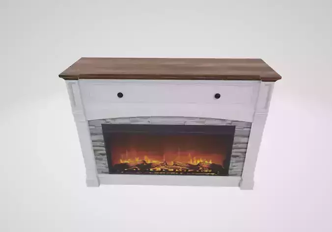 Electric Fireplace with Mante