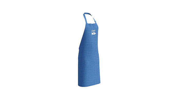 Apron Dress 3D Model Quality Realistic Rendered With Textured Low-poly 3D model