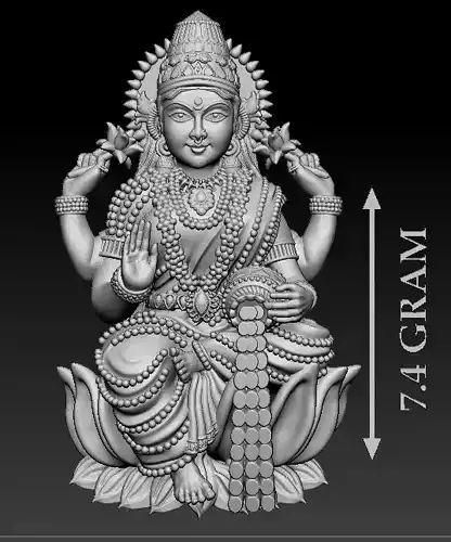 Laxmi Mata 3D print model 3D print model