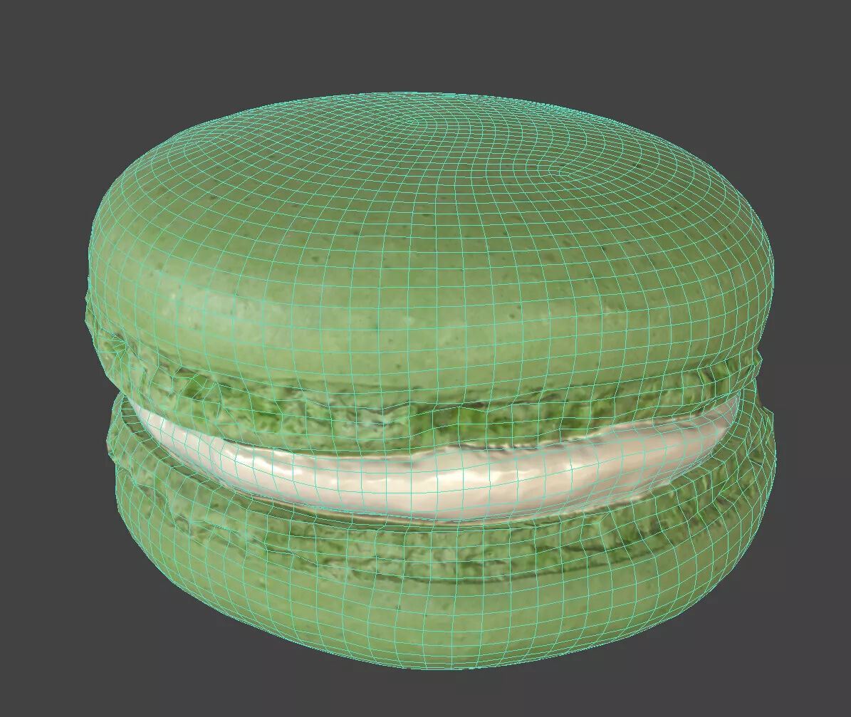 Macaron 3D model_6