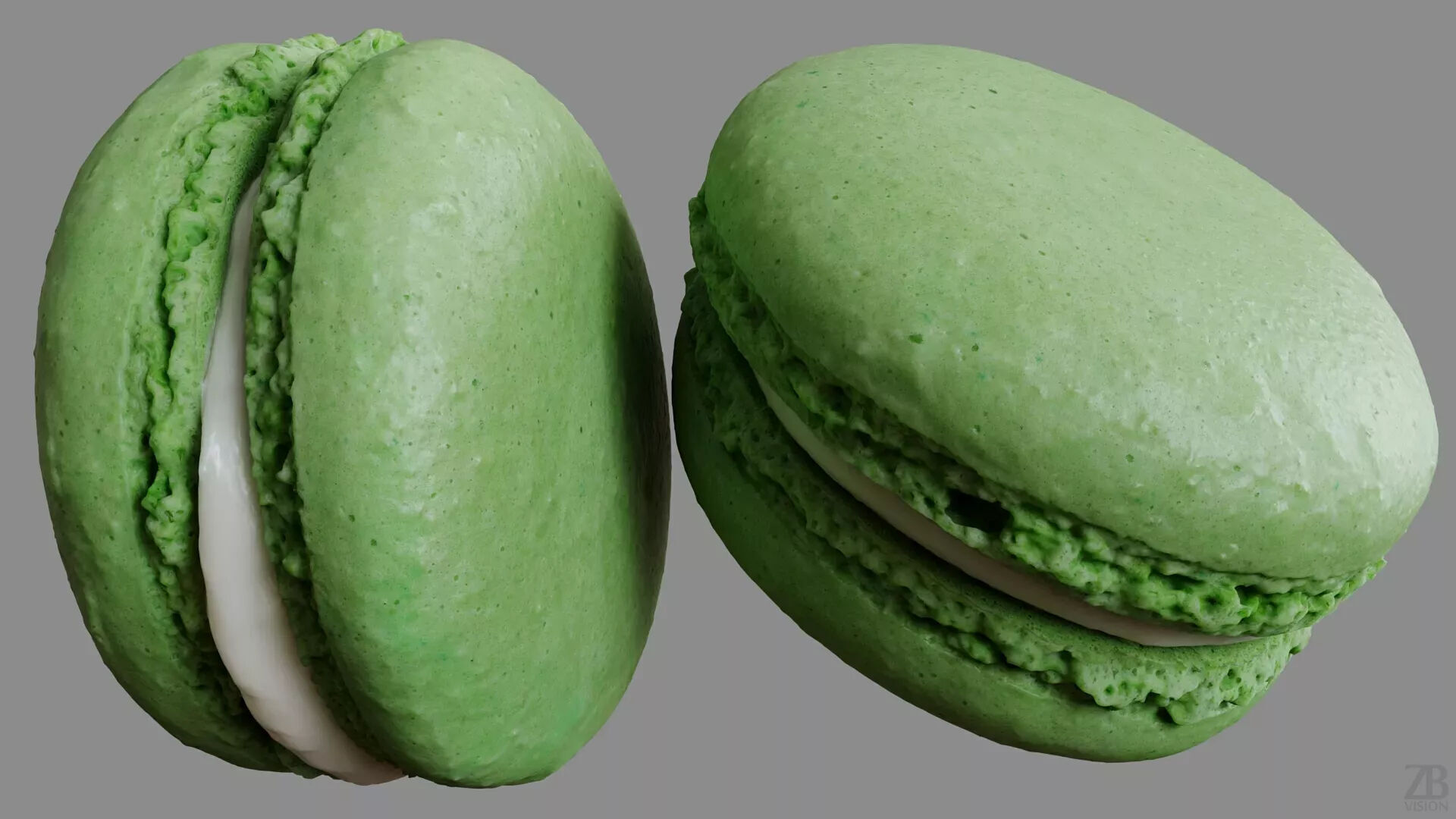 Macaron 3D model_9