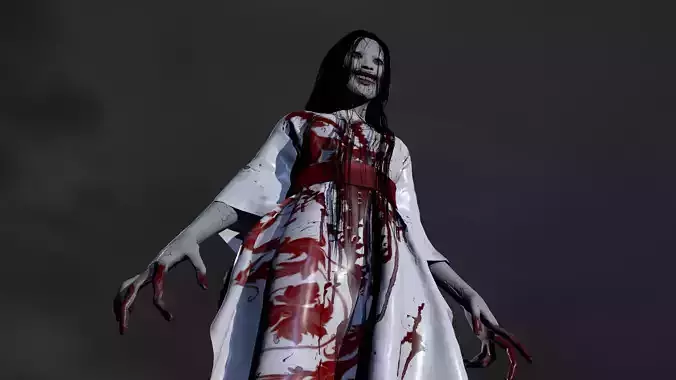 Ghost Girl in Kimono