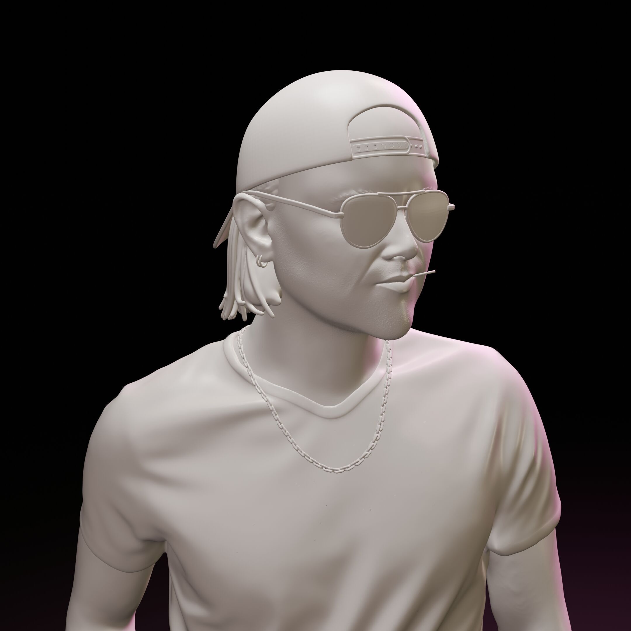 Lars Ulrich Metallica drum set figure 3d model drumkit miniature 3D print model_9