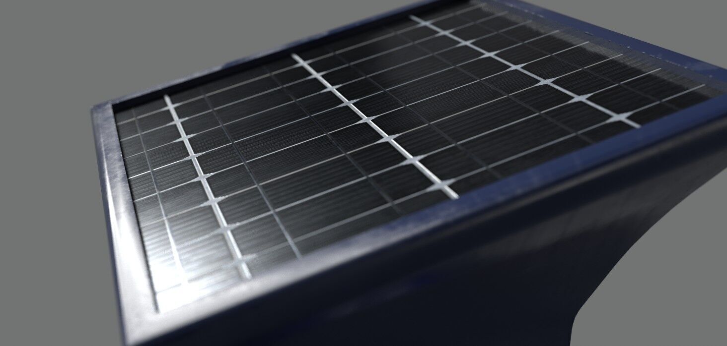 Park Meter PBR 3D Model Low-poly 3D model_11