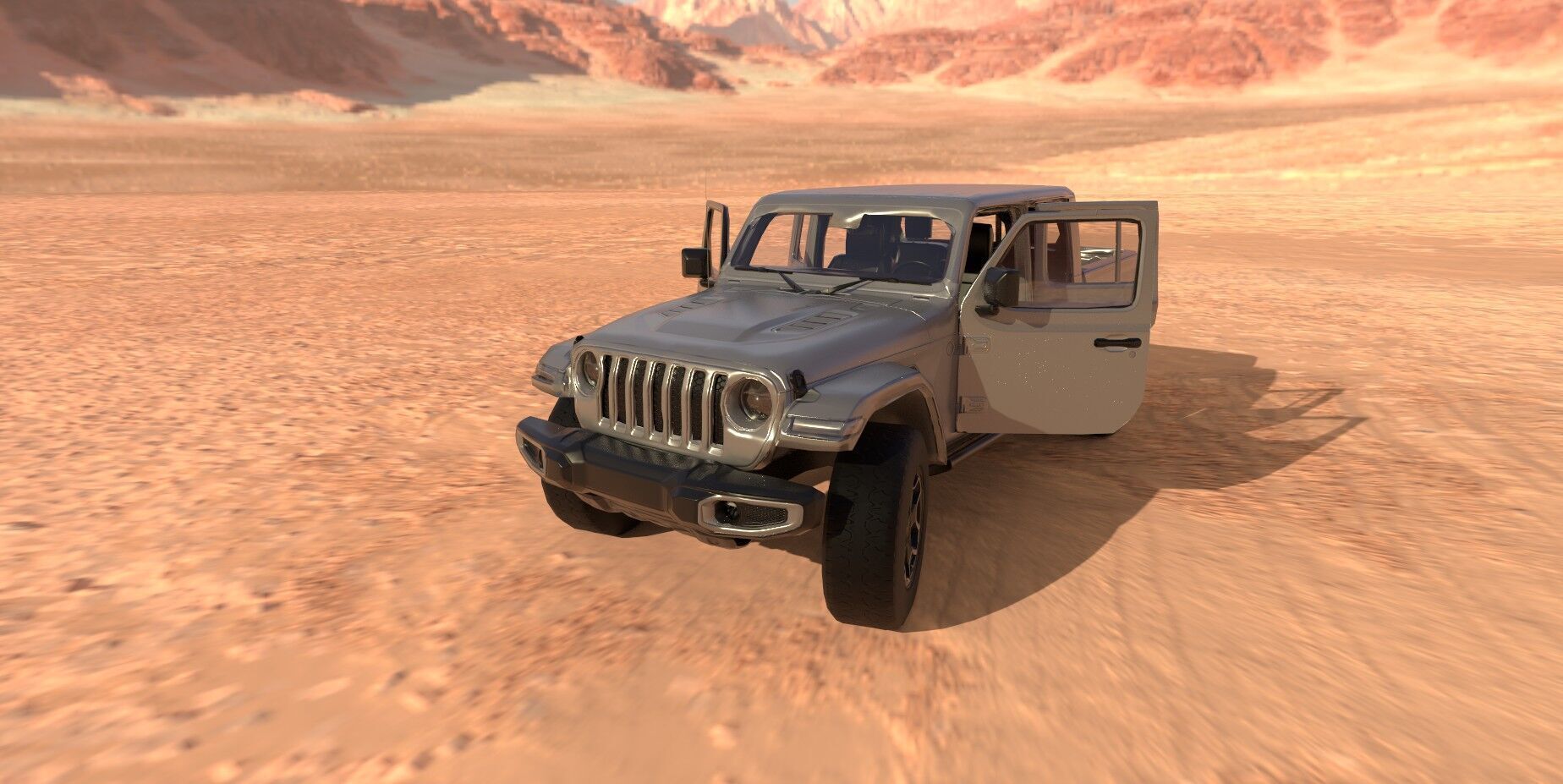 Realistic SUV Truck  AR VR Ready Asset Low-poly 3D model_6